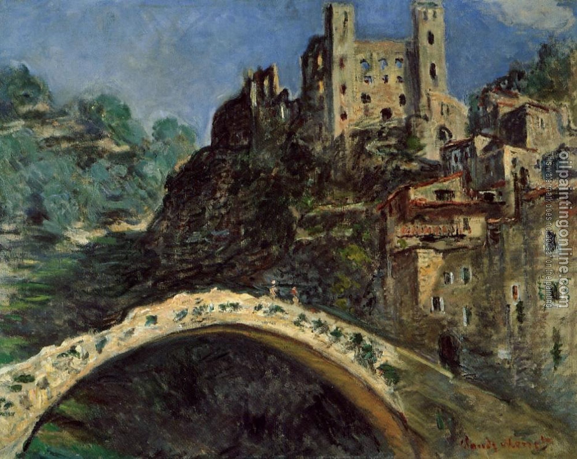 Monet, Claude Oscar - Dolceacqua